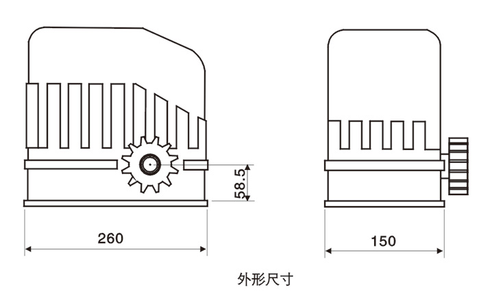 先锋平移门电机