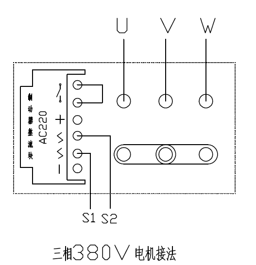 BKJ快速门电机接线图